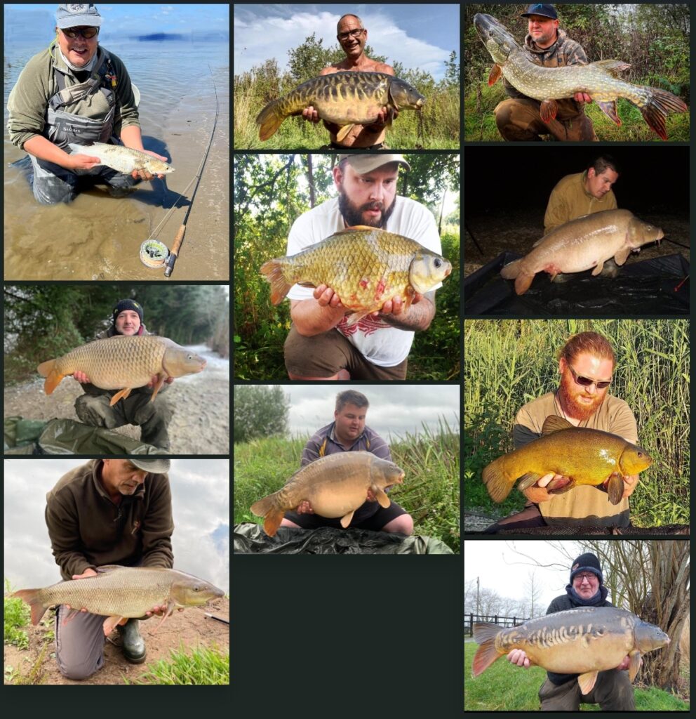 Coarse Fishing Hall Of Fame Readers Catches - Images of Tench, Carp Pike, Barbel, Grayling and much more